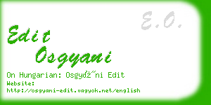 edit osgyani business card